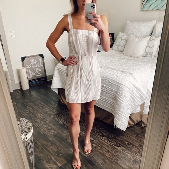 Sage Dresses & Skirts - Sage White and Cream Dress